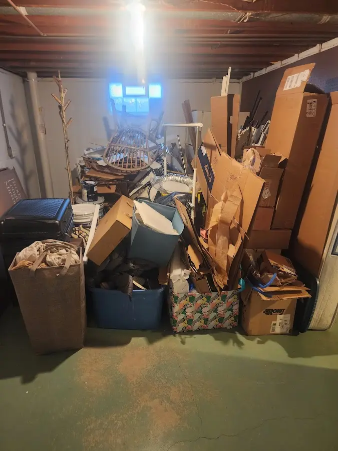 Roll-off dumpster container at job site for Construction Dumpster Rental in Indian River Estates